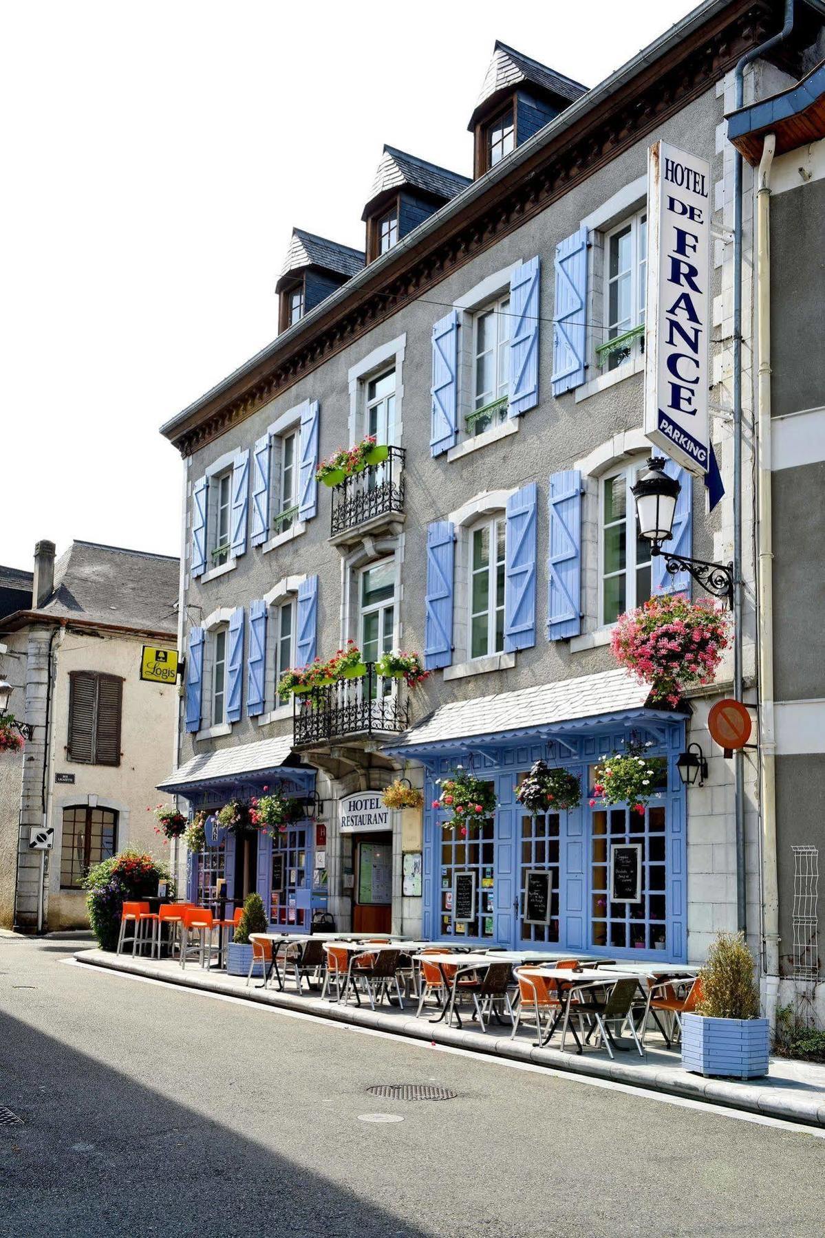 Logis Hotel De France Arudy Bagian luar foto